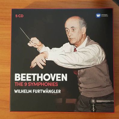 Wilhelm Furtwängler beethoven the 9 symphonies BOX SLIP EX/EX (5CD, Klassik)
