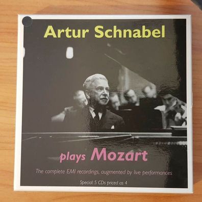 ARTHUR Schnabel plays mozart SLIP EX/EX (5CD, Klassik, Music & Arts)
