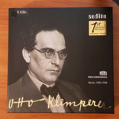 OTTO Klemperer rias recordings 1950-1958 SLIP VG+/EX (5CD, Klassik, Audite)