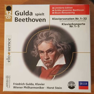 Friedrich GULDA spielt beethoven BOX SLIP EX/EX (12CD, Klassik, Decca)