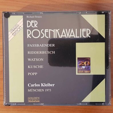 CARLOS Kleiber strauss der rosenkavalier EX/EX (3CD, Klassik, Golden Melodram)