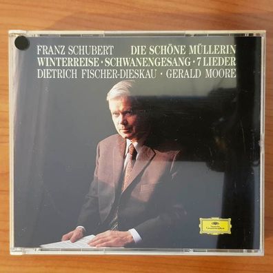 Fischer-dieskau / MOORE schubert die schöne müllerin PMDC EX/EX (3CD, Klassik)