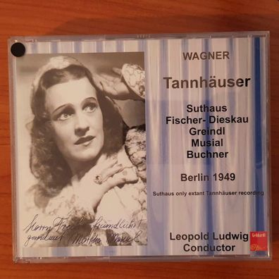 Leopold LUDWIG wagner tannhäuser EX/EX (3CD, Klassik, Gebhardt)