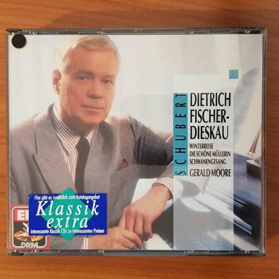 Fischer-dieskau / MOORE schubert winterreise et al VG+/EX (3CD, Klassik, EMI)