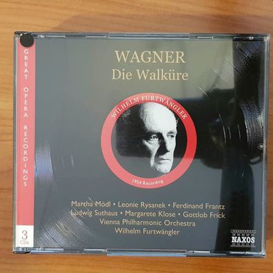 Wilhelm Furtwängler wagner die walküre EX/EX (3CD, Klassik, Naxos)