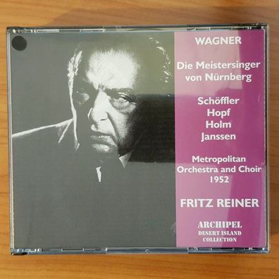 FRITZ REINER wagner meistersinger von nürnberg EX/EX (4CD, Klassik, Archipel)