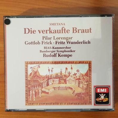 RUDOLF KEMPE smetana die verkaufte braut Holland EX/EX (2CD, Klassik, EMI)