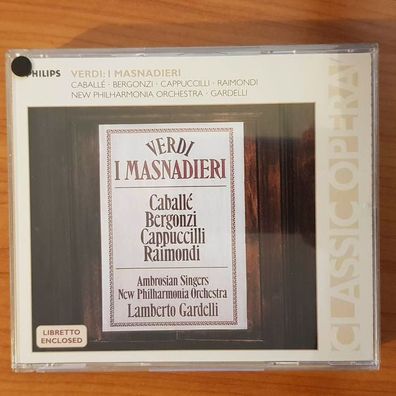 Lamberto Gardelli verdi i masnadieri EX/EX (2CD, Klassik, Philips)