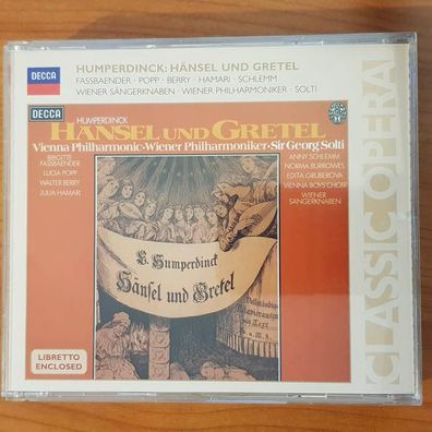 SIR GEORG SOLTI humperdinck hänsel und gretel EX/EX (2CD, Klassik, Decca)