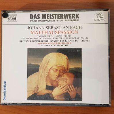 Helmuth Rilling js bach matthäuspassoin EX/VG+ (3CD, Klassik, Naxos)