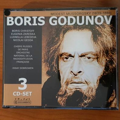 ISSAY Dobrowen mussorgsky boris godunov NM/EX (3CD, Klassik, Documents)