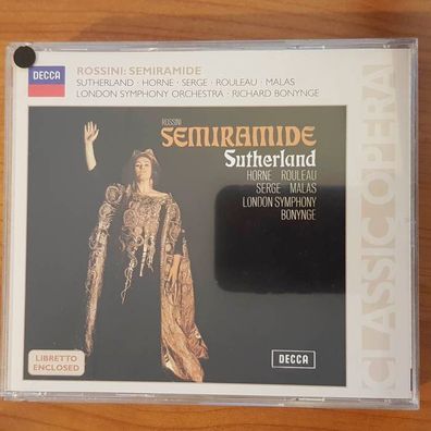 Richard Bonynge rossini - semiramide NM/EX (3CD, Klassik, Decca)