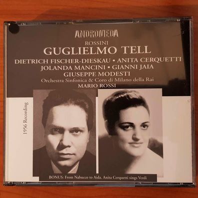 MARIO ROSSI rossini guglielmo tell EX/EX (3CD, Klassik, Andromeda)