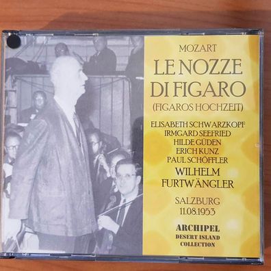 Wilhelm Furtwängler mozart le nozze di figaro EX/EX (3CD, Klassik, Archipel)