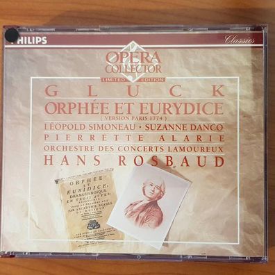 HANS Rosbaud gluck orphee et eurydice FULL SILVER VG+/VG+ (2CD, Klassik)