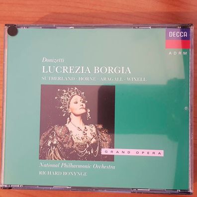 Richard Bonynge donizetti lucrezia borgia WGER EX/EX (2CD, Klassik, Decca)