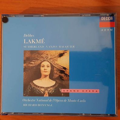 Richard Bonynge delibes lakme FULL SILVER PDO WGER EX/EX (2CD, Klassik, Decca)