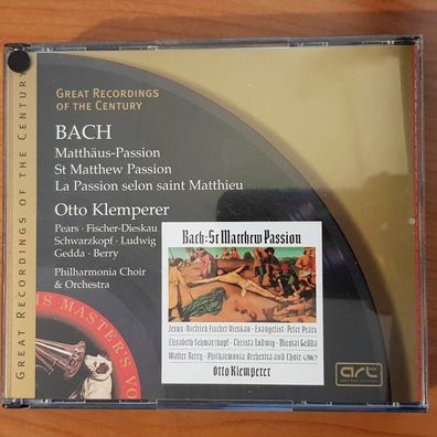 OTTO Klemperer js bach matthäus-passion EX/VG+ (3CD, Klassik, EMI Classics)