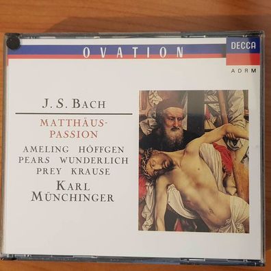 KARL Münchinger js bach matthäus-passion EX/EX (3CD, Klassik, Decca)