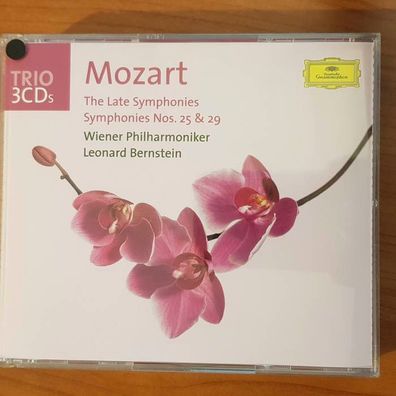 Leonard Bernstein mozart the late symphonies 25 & 29 EX/EX (3CD, Klassik, DG)