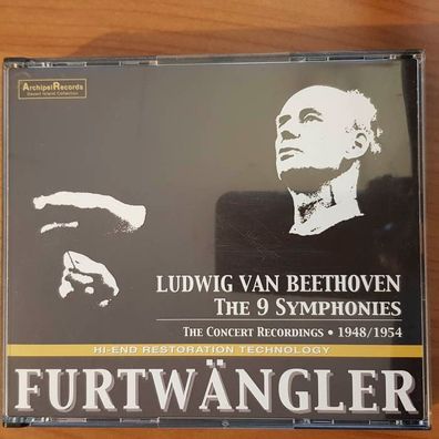 Wilhelm Furtwängler beethoven the 9 symphonies EX/EX (5CD, Klassik, Archipel)