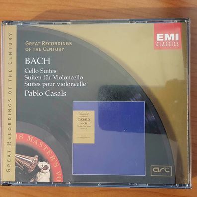 PABLO CASALS js bach - cello suites EX/EX (2CD, Klassik, EMI Classics)