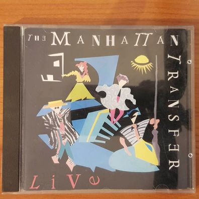 THE Manhattan Transfer live Germany VG+/VG+ (CD Album, Jazz, Atlantic)