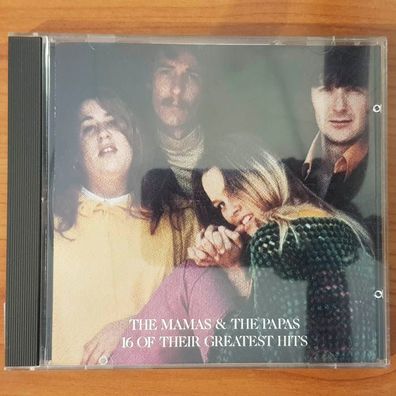 THE MAMAS & THE PAPAS 16 of their greatest hits JAPAN EX/EX (CD Album, Pop, MCA)