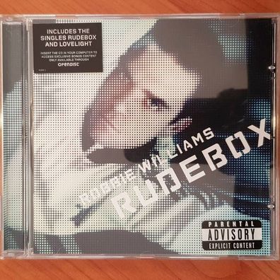 ROBBIE Williams rudebox VG+/VG+ (CD Album, Pop, Chrysalis)