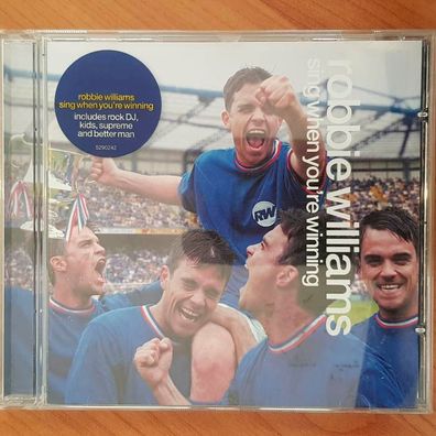 ROBBIE Williams sing when you're winning NM/EX (CD Album, Pop, Chrysalis)