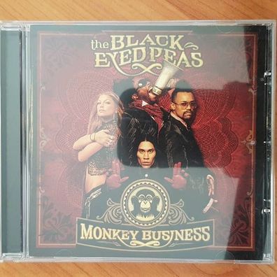 THE BLACK EYED PEAS monkey business EX/EX (CD Album, Pop, A&M)