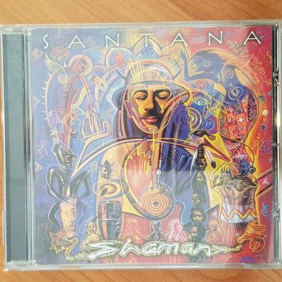 Santana shaman Sonopress EUROPE EX/EX (CD Album, Pop, Arista)
