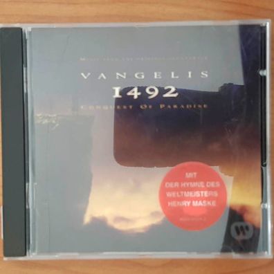 Vangelis conquest of paradise VG+/EX (CD Album, Pop, East West)