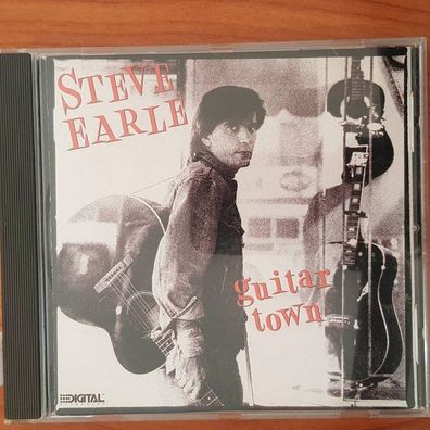 STEVE EARLE guitar town UML Germany EX/EX (CD Album, Pop, MCA)