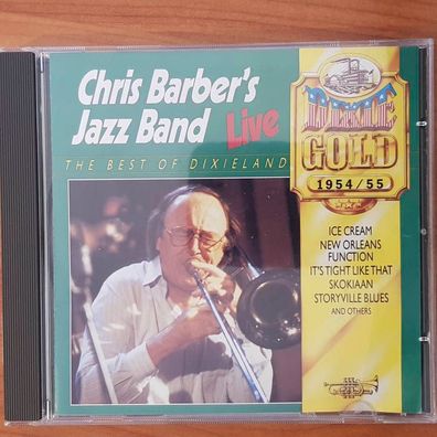 CHRIS BARBER'S JAZZ BAND live in 1954/55 VG+/VG+ (CD Album, Jazz, Limelight)