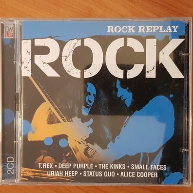 Various time life rock - rock replay EX/EX (2CD, Pop, Time Life)