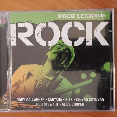 Various time life rock - rock legends EX/EX (2CD, Pop, Time Life)