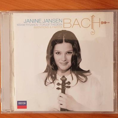 JANNIE JANSEN bach EDC Germany EX/VG+ (CD Album, Klassik, Decca)