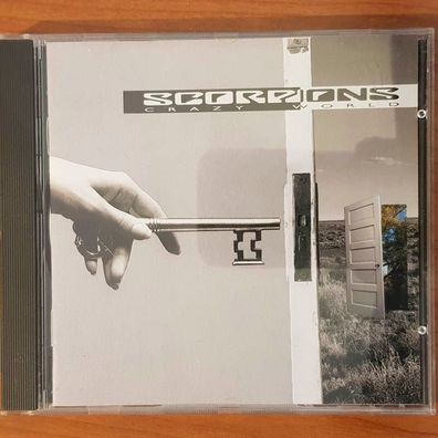 Scorpions crazy world FULL SILVER Germany VG+/VG+ (CD Album, Pop, Mercury)