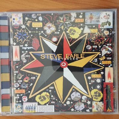 STEVE EARLE sidetracks VG/EX (CD Album, Country, E-Squared)