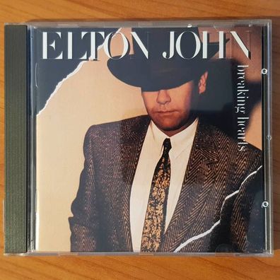 ELTON JOHN breaking hearts FULL SILVER PMDC Germany EX/EX (CD Album, Pop)