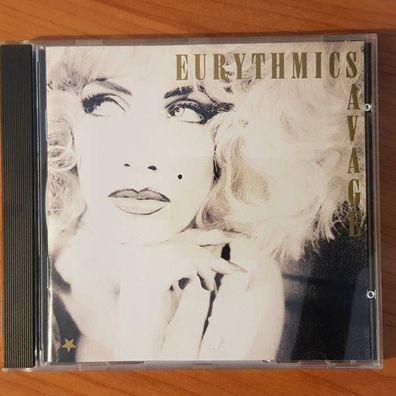 Eurythmics savage FULL SILVER PDO WGER EX/EX (CD Album, Pop, RCA)
