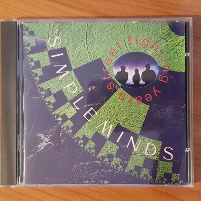 SIMPLE MINDS street fighting years FULL SILVER EX/EX (CD Album, Pop, Virgin)