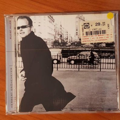 Herbert Grönemeyer bleibt alles anders EMI UDEN NM/EX (CD Album, Pop, Grönland)