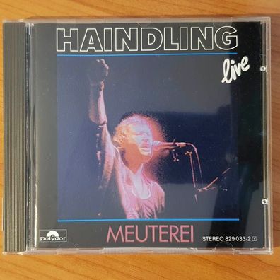Haindling meuterei - live FULL SILVER Polygram WGER VG+/EX (CD Album, Pop)