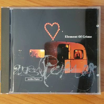 Element OF CRIME weißes papier PMDC Germany EX/EX (CD Album, Pop, Polydor)