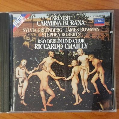 Riccardo Chailly carl orff carmina burana FULL SILVER PDO WGER EX/VG+ (CD Album)