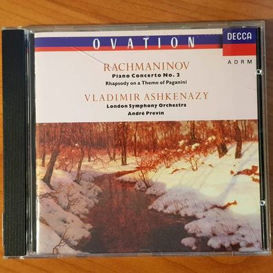 Vladimir Ashkenazy rachmaninov piano concerto 2 FULL SILVER WGER NM/EX