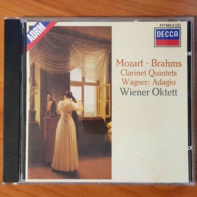 WIENER OKTETT mozart brahms clarinet quintets FULL SILVER WGER EX/EX (CD Album)