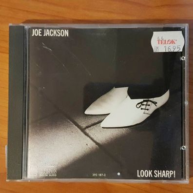 JOE Jackson look sharp! FULL SILVER PDO WGER VG+/EX (CD Album, Pop, A&M)